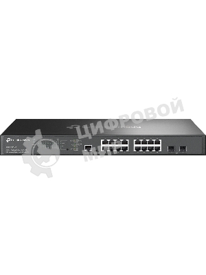 Коммутатор TP-Link SG3218XP-M2 (L2+) 16x2.5Гбит/с 2xКомбо(10Gbase-T/SFP+) 2SFP+ 8PoE+ 240W управляемый