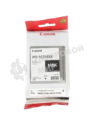 Картридж струйный Canon PFI-107MBK (6704B001) черный матовый (130 мл) для Canon iP F680/685/780/785