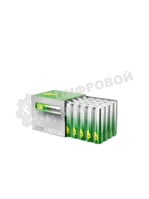Алкалиновые батарейки GP Super Alkaline G-Tech 24А ААA - 40 шт. в пленке