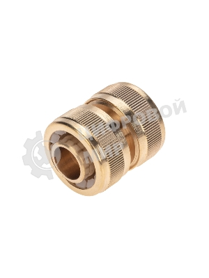 Муфта соединительная латунная ремонтная для шланга 3/4дюйм ЧЕТЫРЕ СЕЗОНА 62-0274