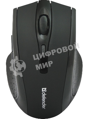 Мышь беспроводная Defender Accura MM-665 черный, 1600 dpi, радиоканал, USB, кнопки - 6