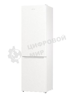 Холодильник Gorenje NRK6201PW4 белый двухкамерный 235/96л морозилка снизу, No Frost