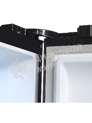 Холодильник Hyundai CS4505F черная сталь двухкамерный Side by Side 271/165л морозилка сбоку