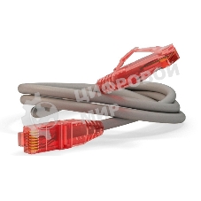 Патч-корд Hyperline U/­UTP, Cat.5e, LSZH, 3 м, серый 