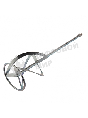 Насадка для миксера Сибртех, для тяжелых растворов,140 х 590 мм, оцинкованная,хвостовик резьба М14