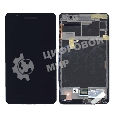 Модуль (матрица + тачскрин) для Asus Fonepad 7 FE171/FE171CG черный с рамкой