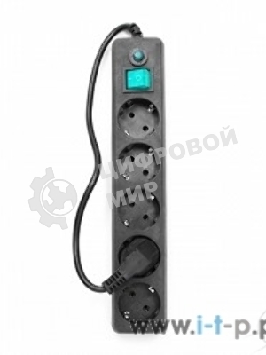 Сетевой фильтр Гарнизон ЕНLB-4 0,5 м 5 розеток черный 