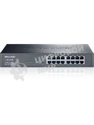 Коммутатор сетевой TP-Link SMB TL-SG1016DE 16-Port Gigabit Easy Smart Switch, 16 10/100/100Mbps RJ45 ports, MTU/Port/Tag-based VLAN, QoS, IGMP Snooping