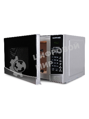 Микроволновая печь Starwind SMW2820 серебристый/черный, 20 л, 700 Вт, переключатели - сенсор