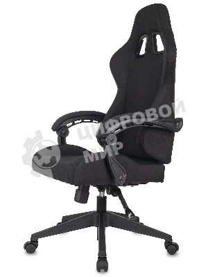 Кресло Бюрократ Zombie Predator Neo Black черный, экокожа, 120 кг, механизм качания