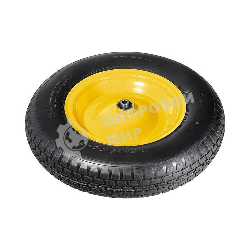 Колесо Palisad пневматическое 4.80/4.00-8 d380мм внутр.диам.20мм длина оси 90мм