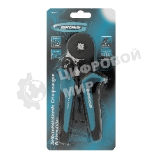 Клещи для обжима наконечников электропроводов Gross 17724 с сечением 0,25-8 мм2