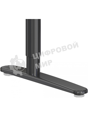 Стол компьютерный Cactus CS-EGD-BK-LED столешница закаленное стекло, черный, каркас черный