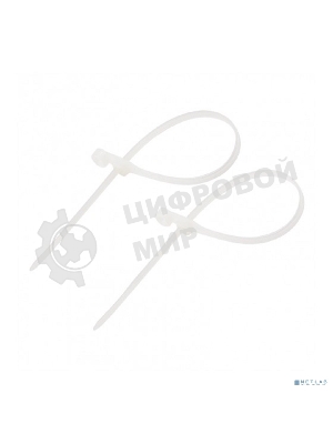 Хомут-стяжкa нейлоновая под винт Rexant 150x3,6 мм, белая, упаковка 100 шт.