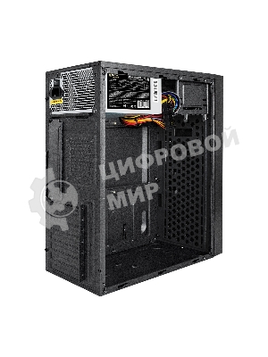 Компьютерный корпус Miditower ExeGate AA-442U2-UNS350 (ATX, БП UNS350 с вент. 12см, 1хUSB+2хUSB 3.0, аудио, черный)