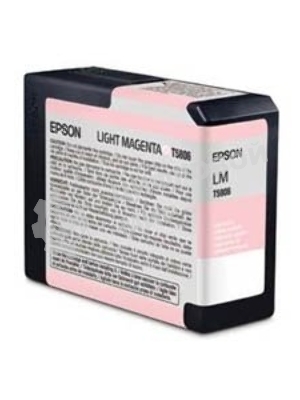 Картридж струйный Epson C13T580B00 светло-пурпурный (80мл)