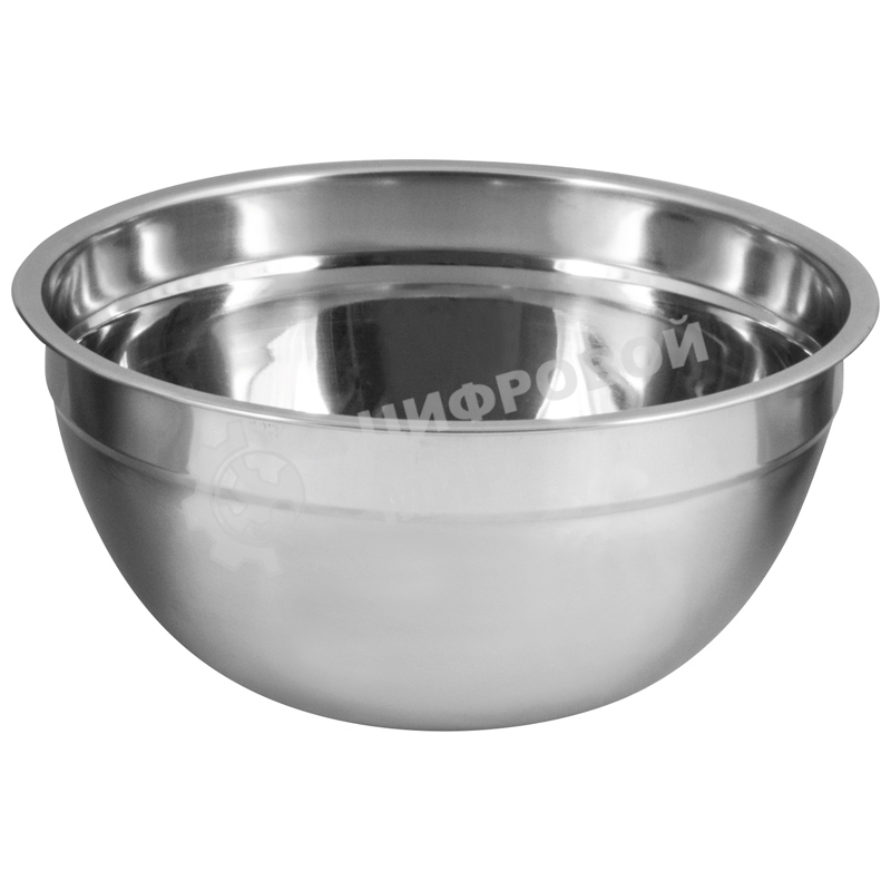 Миска из нерж стали, модель BOWL-RING-22, р-р 22x10 см, объем - 2,5 л, тм Mallony