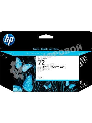 Картридж струйный HP №72 C9370A черный для HP DJ T1100/T610 (130мл)