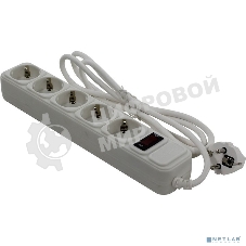 Сетевой фильтр Exegate SP-5-1.5W (5 розеток, 1.5 м, евровилка, белый)