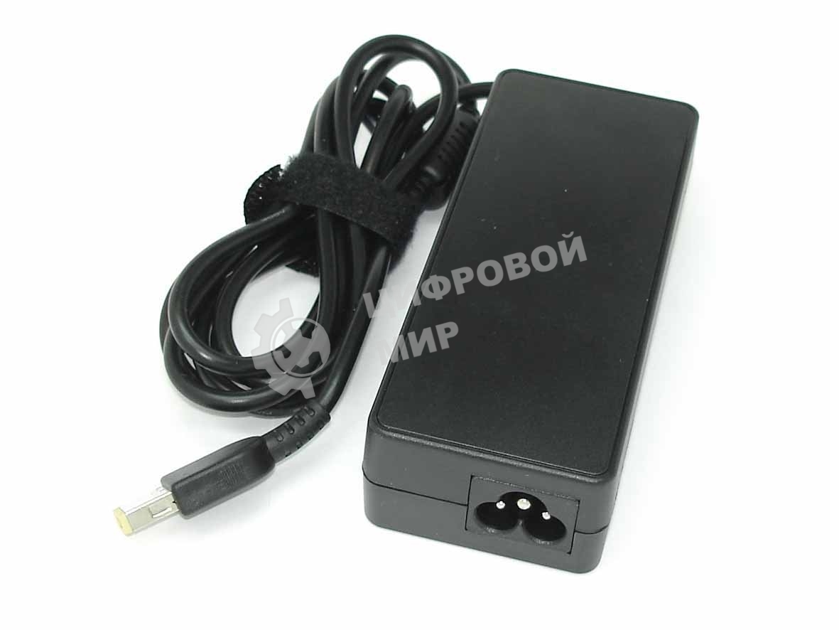 Блок питания (сетевой адаптер) для ноутбуков Lenovo 20V 4.5A 90W(прямоугольный коннектор)