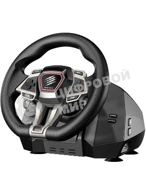 Руль Mad Catz M.2.X. PRO (USB, вибрация, 3 педали, рычаг переключения, D-Pad)
