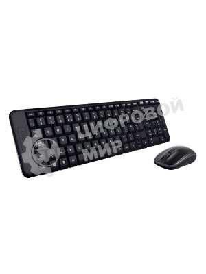 Комплект клавиатура+мышь Logitech MK220 беспроводной, USB, 1000 DPI, чёрный