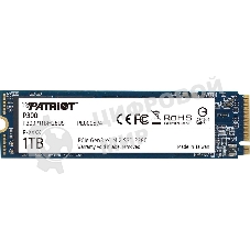 Накопитель SSD Patriot P300, 1000Gb, PCIe 3.0 x4, M.2 2280, NVMe, R/W 2100/1650