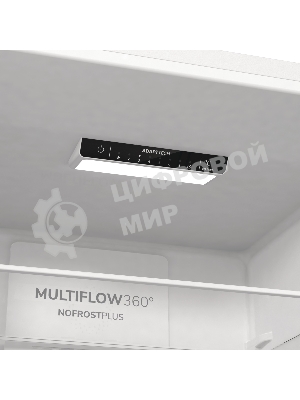 Холодильник Gorenje NRK6201PW4 белый двухкамерный 235/96л морозилка снизу, No Frost