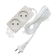 Удлинитель 2х5 м без заземл. 10А IP20 2.2 кВт Союз 481S-1205