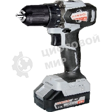 Дрель-шуруповерт ИНТЕРСКОЛ ДА-13/18ВК, 18 В, 2 Ач, 45 Нм, бесщеточный