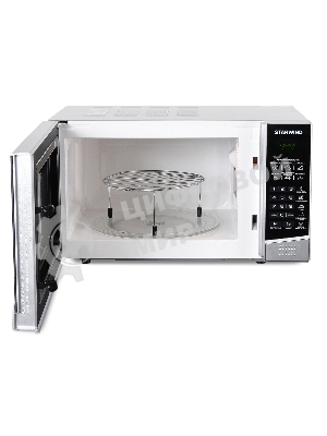 Микроволновая печь Starwind SMW2820 серебристый/черный, 20 л, 700 Вт, переключатели - сенсор