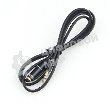 Кабель аудио удлинительный Cablexpert CCAB-02-35MF-1MB. 3.5 Jack (M)/3.5 Jack (F), черный, 1м, блистер
