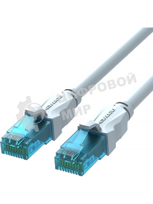 Патч-корд Vention прямой UTP cat.5е, RJ45 - 1м. Серый VAP-A10-S100