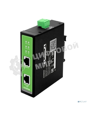 Инжектор PoE Digma DNP30W48GDXM 10/100/1000BASE-T 30Вт 37-57В(DC)
