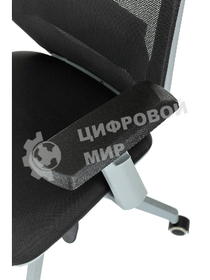 Кресло руководителя Бюрократ MC-G611NL-H черный Elastic-102 с подголов. крестов. 4-луч. пластик пластик серый