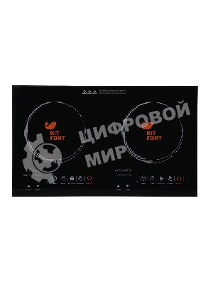 Электрическая плитка Kitfort KT-105 черный (настольная)