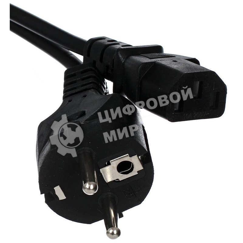 Кабель компьютер - розетка 220V <5.0м> (Европейский стандарт) TP021-5.0-BK Кабель компьютер - розетка 220V <5.0м> (Европейский стандарт) TP021-5.0-BK
