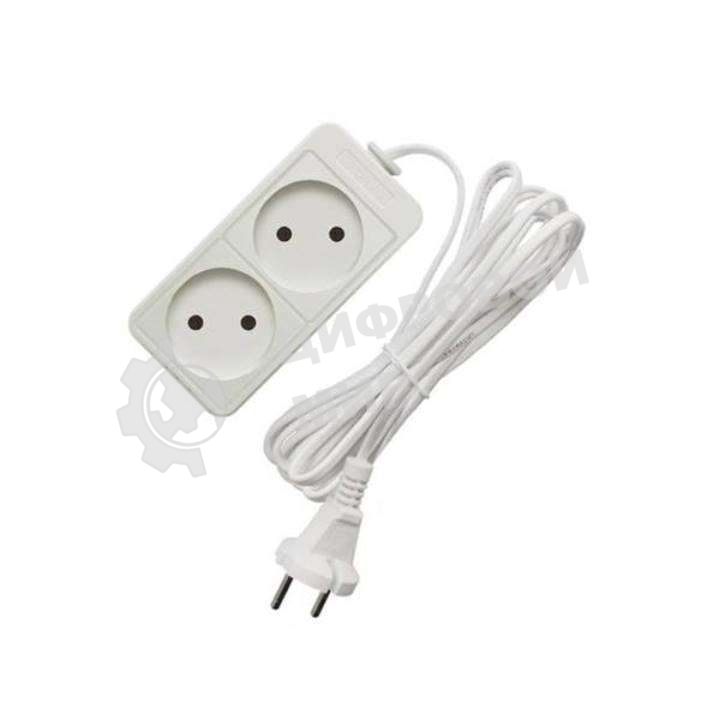 Удлинитель 2х3м без заземл. 10А IP20 2.2 кВт Союз 481S-1203