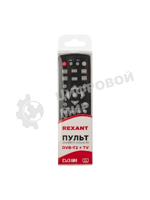 Универсальный пульт дистанционного управления Rexant для DVB-T2+TV (38-0012)
