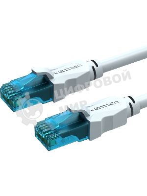 Патч-корд Vention прямой UTP cat.5е, RJ45 - 1м. Серый VAP-A10-S100