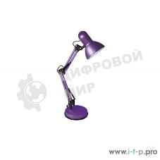 Светильник Camelion KD-313 C12 фиолетовый (настольный, 230V 60W, E27)
