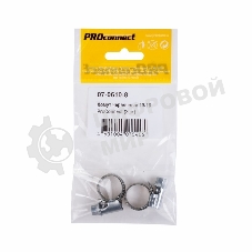 Хомут червячный PROconnect 10-16-0,7 мм, (упак. 2 шт)