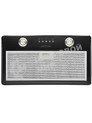 Вытяжка встраиваемая Krona Runa 600 PB черный, 60 см, 845 куб. м/ч, 53 дБ