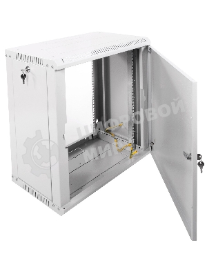 Шкаф телекоммуникационный настенный разборный 12U (600х350) дверь металл, ШРН-Э-12.350.1
