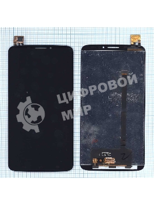 Дисплей для Alcatel One Touch Hero 8020D черный