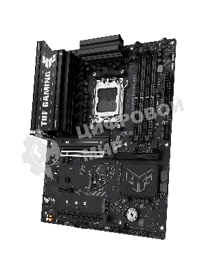 Материнская плата ASUS TUF Gaming B850-E WiFi, AM5, AMD B850, 4xDDR5, 4xSATA, 3xM.2, 1xPCIe 5.0 x16, 1xPCIe 4.0 x16, 1xPCIe x1, 1xDP, 1xHDMI, 2xUSB-C (1x10Gbps, 1x20Gbps), 3xUSB-A 5Gbps, 3xUSB-A 2.0, 1x2.5Gb LAN, Wi-Fi 6E, Bluetooth 5.3, 3x3.5 мм, 7.1, ATX