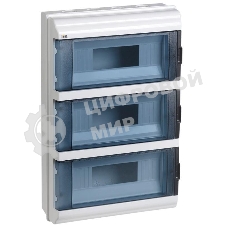 Щит распределительный IEK MKP72-N3-36-55 КМПн-36 IP55 для установки модульных устройств навесной 306мм 108мм 458мм 660B 36мод. пластик IP55 белый (упак.:1шт)