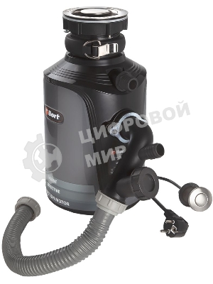 Измельчитель пищевых отходов Bort Alligator Plus, 750 Вт., объем 1 450 мл., пневмовыключатель