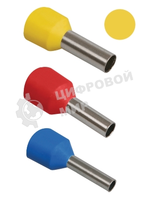 Наконечник-гильза изол. Е1008 (уп. 100 шт) IEK UGN10-001-D14-08