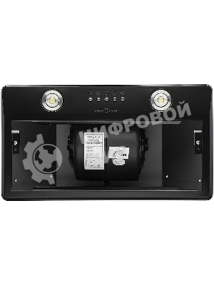 Вытяжка встраиваемая Krona Runa 600 PB черный, 60 см, 845 куб. м/ч, 53 дБ